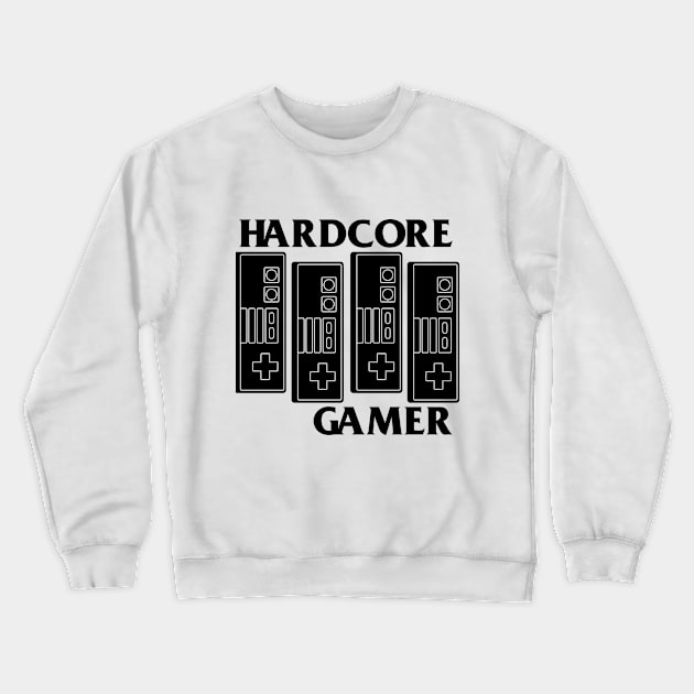 HARDCORE GAMER Crewneck Sweatshirt by refritomix